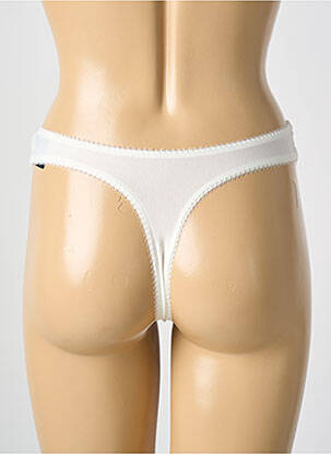 Tanga légère et transparente beige FANTASIE femme