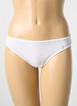 Tanga stretch blanc ANTIGEL femme