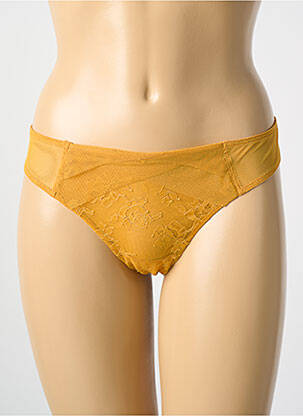 Tanga jaune CHANTAL THOMASS pour femme