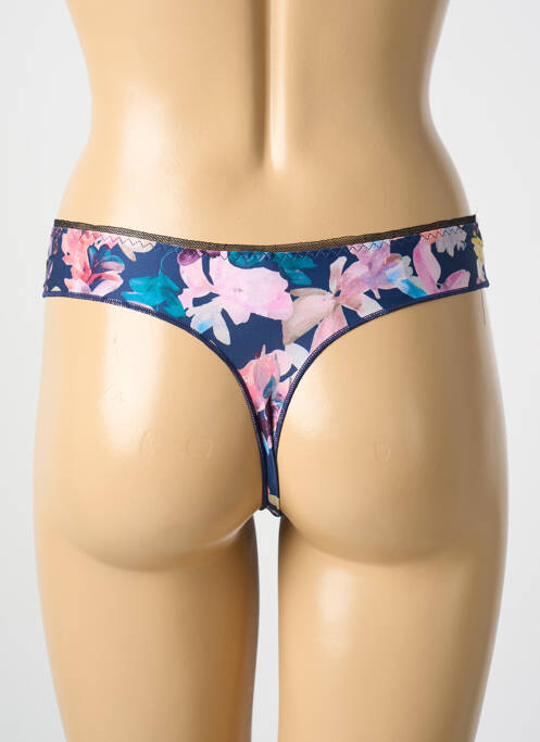 Tanga bleu ANTIGEL pour femme