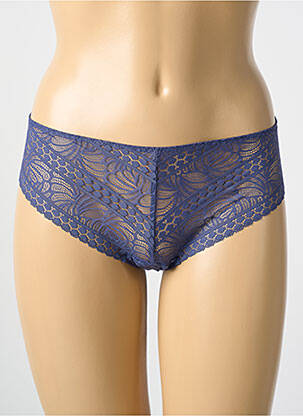 Tanga tanga bleu ANTIGEL femme