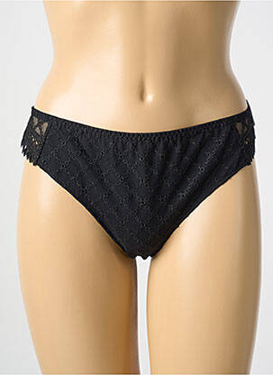 Tanga tanga noir LOUISA BRACQ femme