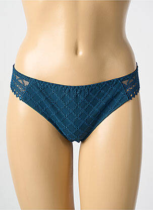 Tanga tanga bleu LOUISA BRACQ femme