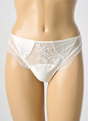 Tanga broderie blanc LISE CHARMEL femme