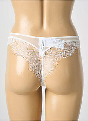 Tanga broderie blanc LISE CHARMEL femme