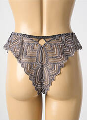 Tanga gris LOUISA BRACQ pour femme seconde vue