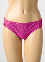 Tanga rose LOUISA BRACQ pour femme seconde vue