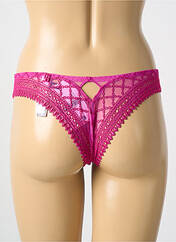 Tanga rose LOUISA BRACQ pour femme seconde vue