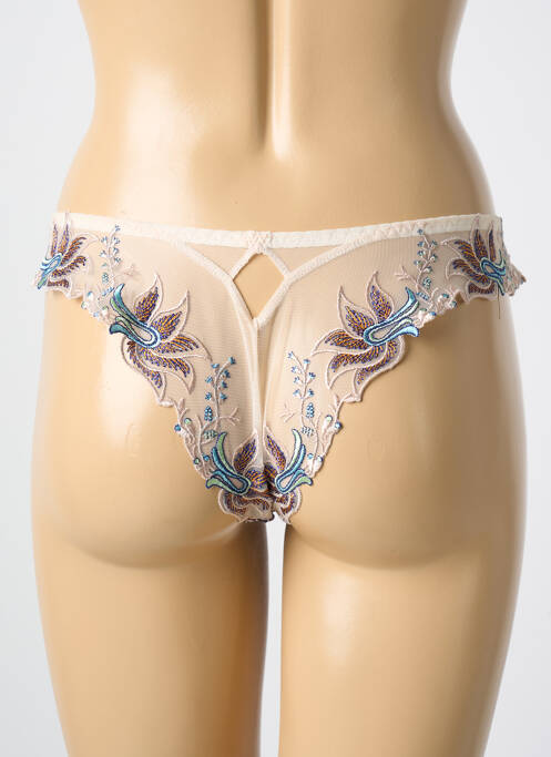 Tanga beige LOUISA BRACQ femme