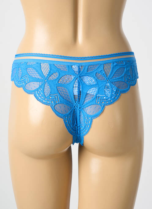 Tanga bleu ANTIGEL pour femme