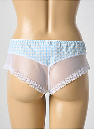 Shorty broderie bleu LOUISA BRACQ femme