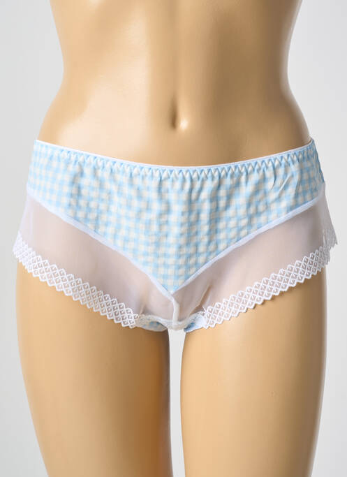 Shorty bleu LOUISA BRACQ pour femme