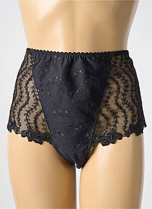 Culotte haute noir SECRET D'EVA pour femme