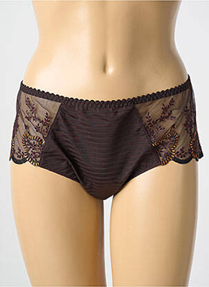 Shorty marron LOUISA BRACQ pour femme