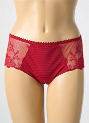 Shorty rouge LOUISA BRACQ pour femme seconde vue