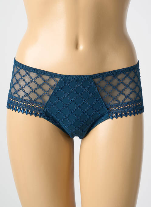 Shorty bleu LOUISA BRACQ pour femme