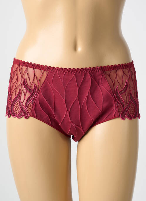 Shorty rouge LOUISA BRACQ pour femme
