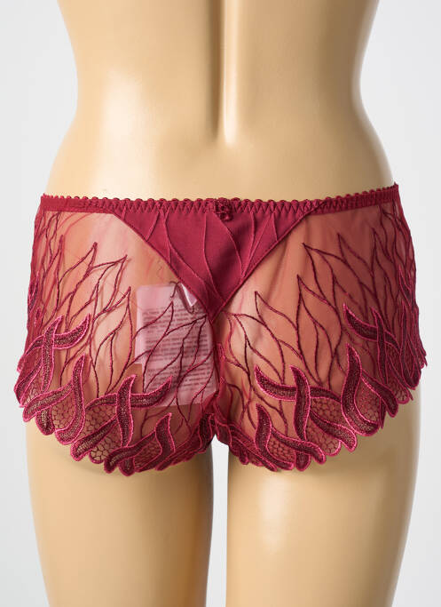 Shorty rouge LOUISA BRACQ pour femme