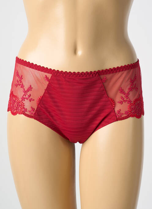 Shorty rouge LOUISA BRACQ pour femme
