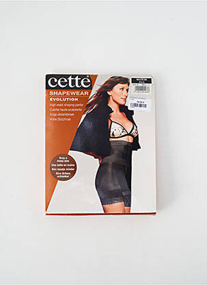 Culotte gainante effet matière satinée noir CETTE femme