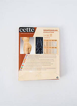 Culotte gainante effet matière satinée noir CETTE femme