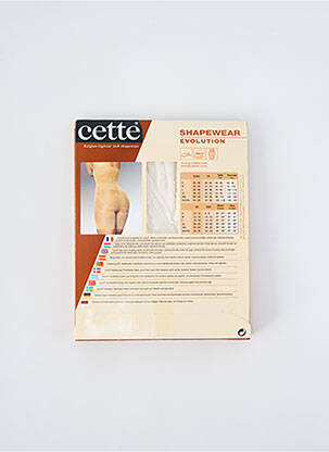 Culotte gainante effet matière satinée beige CETTE femme