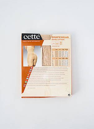 Culotte gainante effet matière satinée chair CETTE femme