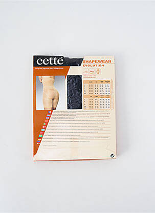 Culotte gainante effet matière satinée noir CETTE femme