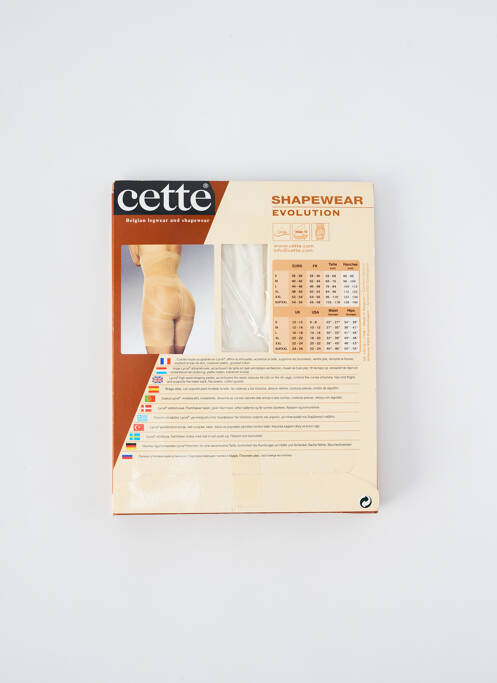 Culotte gainante effet matière satinée beige CETTE femme