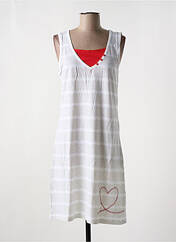Chemise de nuit blanc ROSE POMME pour femme seconde vue