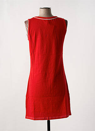 Chemise de nuit imprimé fantaisie rouge ROSE POMME femme