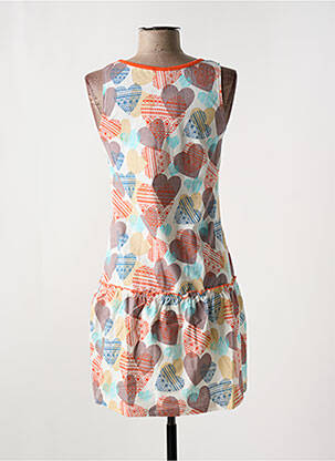 Chemise de nuit imprimé fantaisie orange ROSE POMME femme