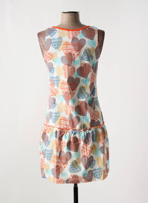 Chemise de nuit imprimé fantaisie orange ROSE POMME femme