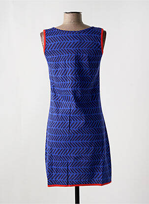 Chemise de nuit fermeture boutonnée sur le devant bleu ROSE POMME femme