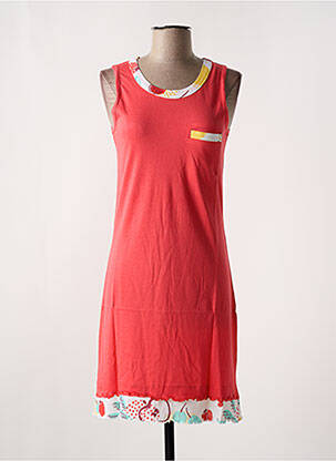 Chemise de nuit sans manche rouge ROSE POMME femme