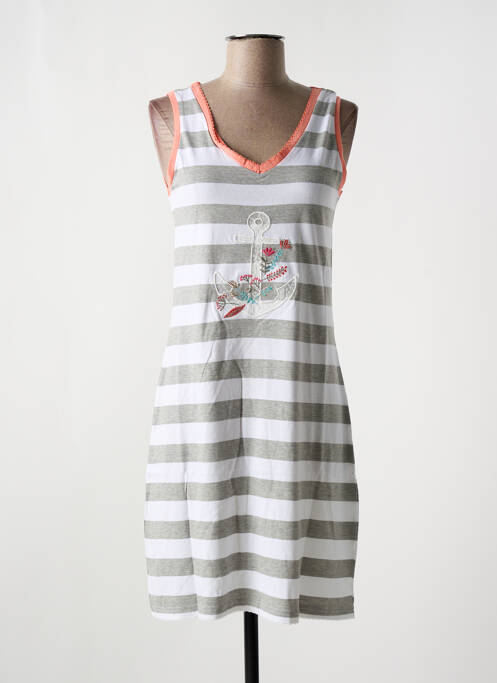 Chemise de nuit gris ROSE POMME pour femme