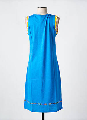 Chemise de nuit imprimé fantaisie bleu ROSE POMME femme