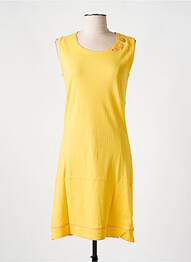Chemise de nuit imprimé fantaisie jaune ROSE POMME femme
