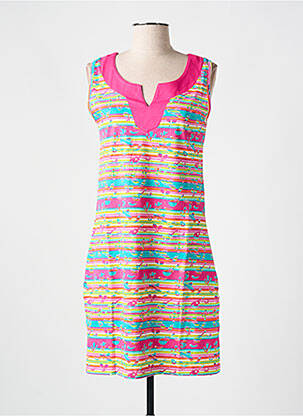 Chemise de nuit col v rose ROSE POMME femme