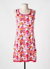 Chemise de nuit sans manche rouge ROSE POMME femme