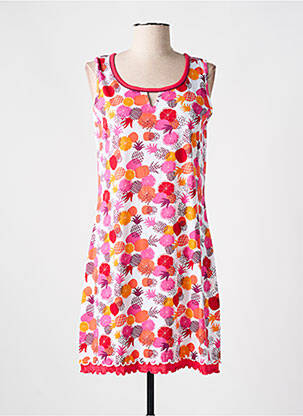 Chemise de nuit sans manche rouge ROSE POMME femme