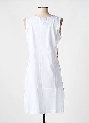 Chemise de nuit imprimé fantaisie blanc ROSE POMME femme