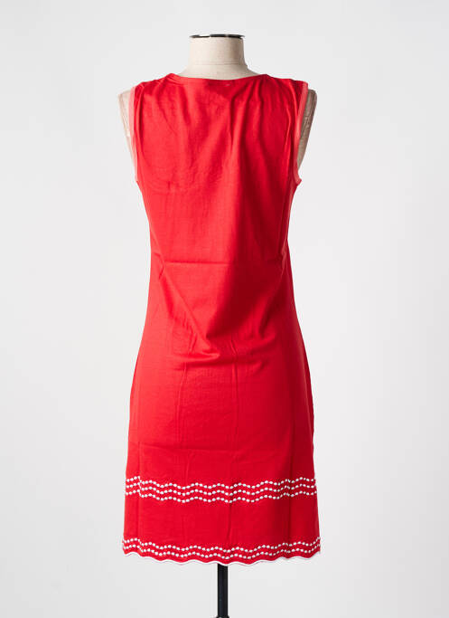 Chemise de nuit imprimé fantaisie rouge ROSE POMME femme