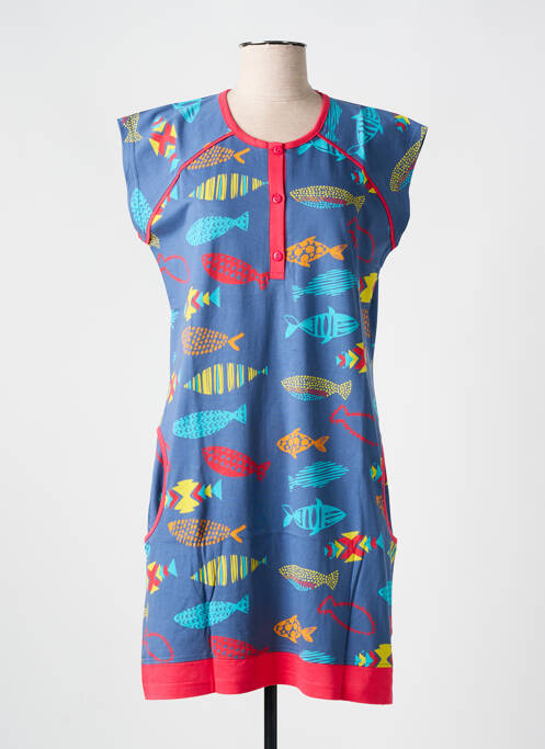 Chemise de nuit bleu ROSE POMME pour femme