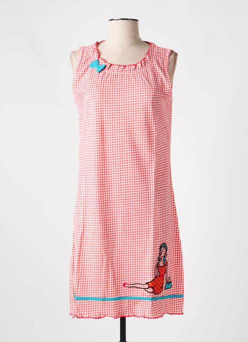 Chemise de nuit rouge ROSE POMME pour femme