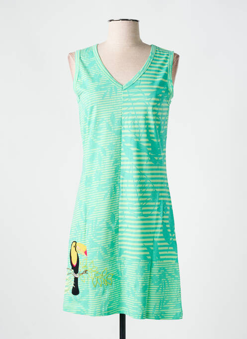 Chemise de nuit vert ROSE POMME pour femme