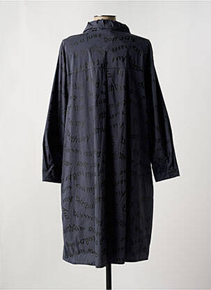 Parka fermeture zippée sur le devant sans capuche gris POMME ROUGE femme