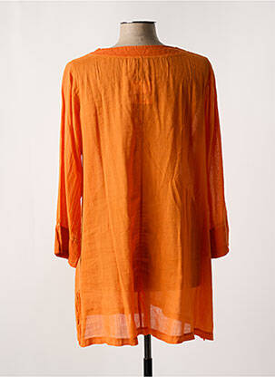 Veste casual col rond orange G!OZE femme