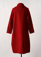 Manteau long rouge G!OZE pour femme seconde vue