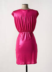Robe courte rose LA CROISETTE pour femme seconde vue